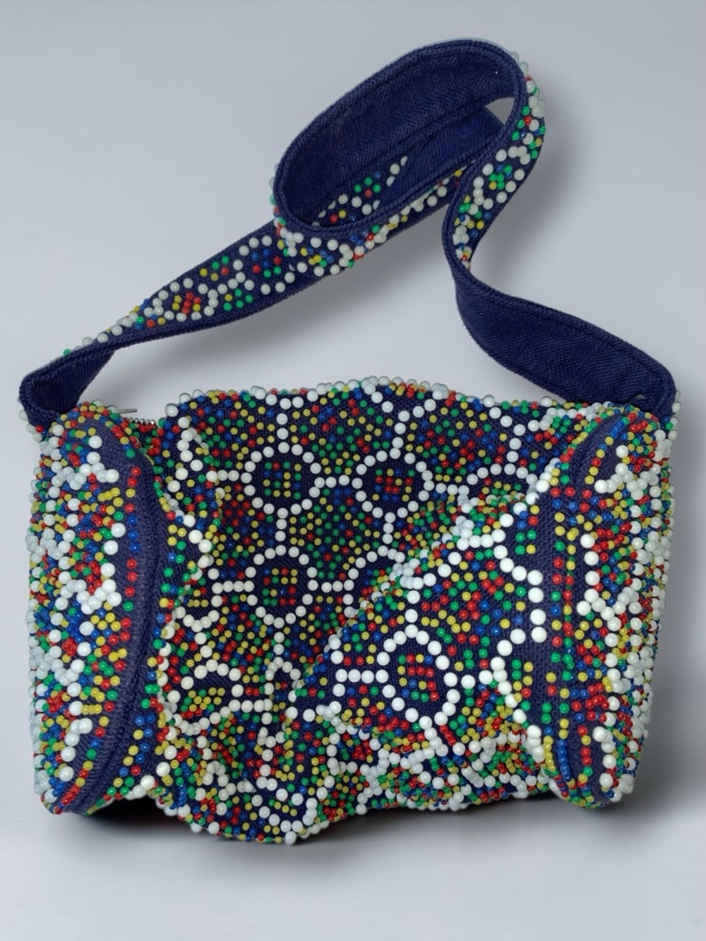 v i n t a g e :: Whimsical Candy Beaded Barrel Purse - Picture 12 of 14